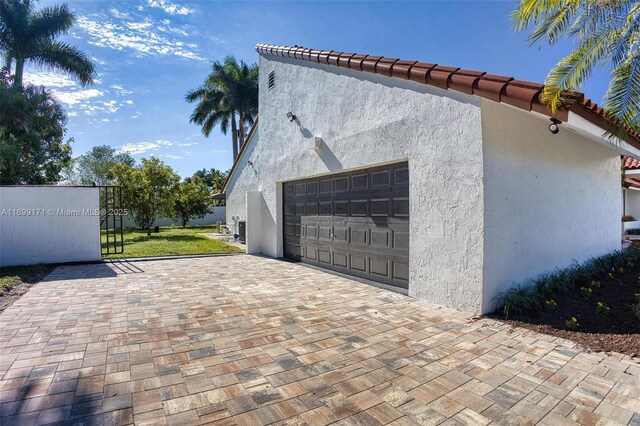 view of patio featuring french doors