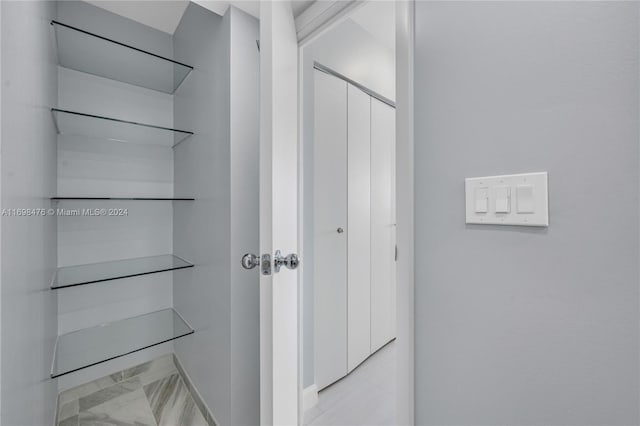 view of closet