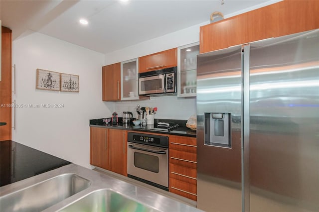 kitchen featuring stainless steel appliances