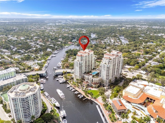 600 W Las Olas Blvd Unit 509S, Fort Lauderdale, FL 33312 - drone / aerial view of a nearby body of water
