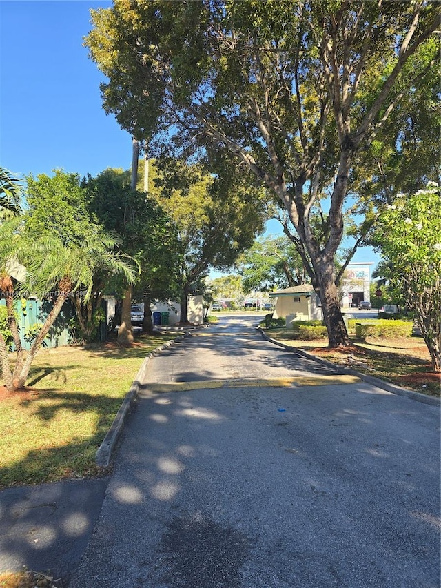 view of road