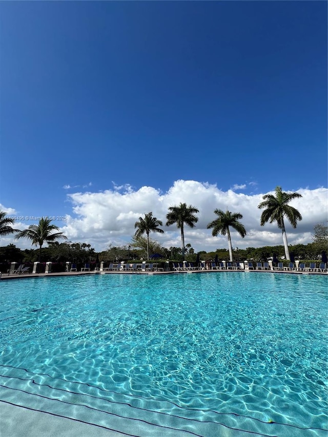 view of pool