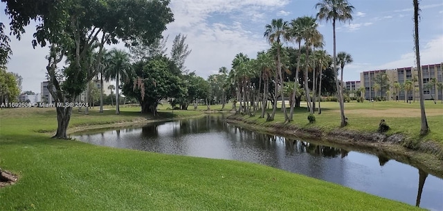 view of water feature