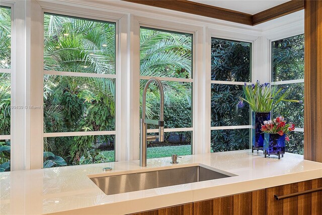 kitchen featuring sink