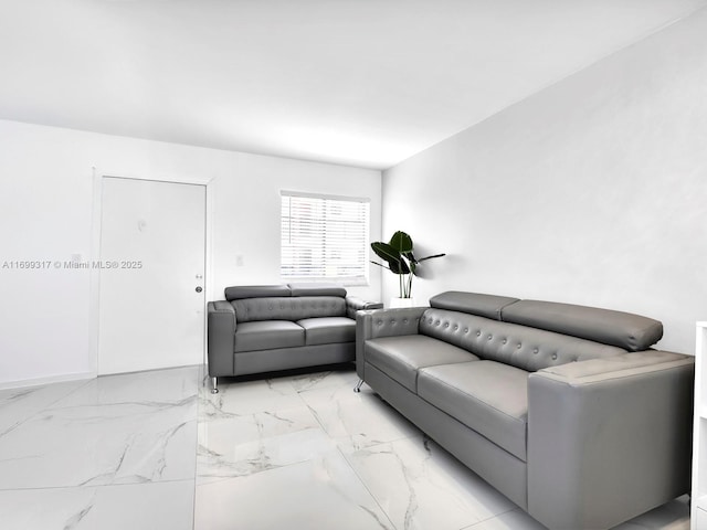 5390 W 21st Ct Unit 312, Hialeah, FL 33016 - living room with light marble finish flooring