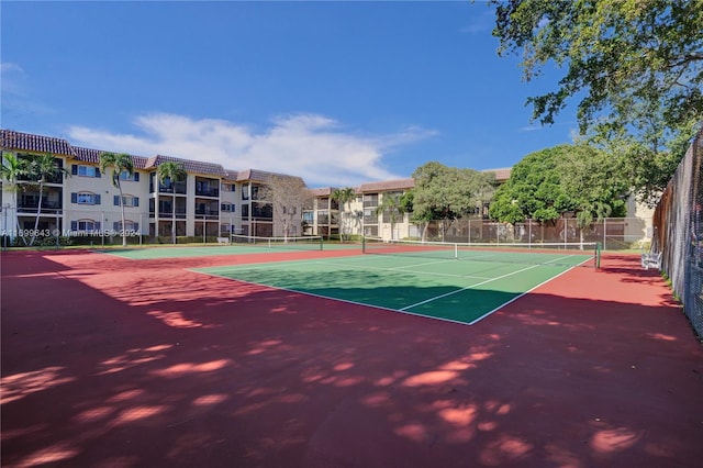 view of sport court