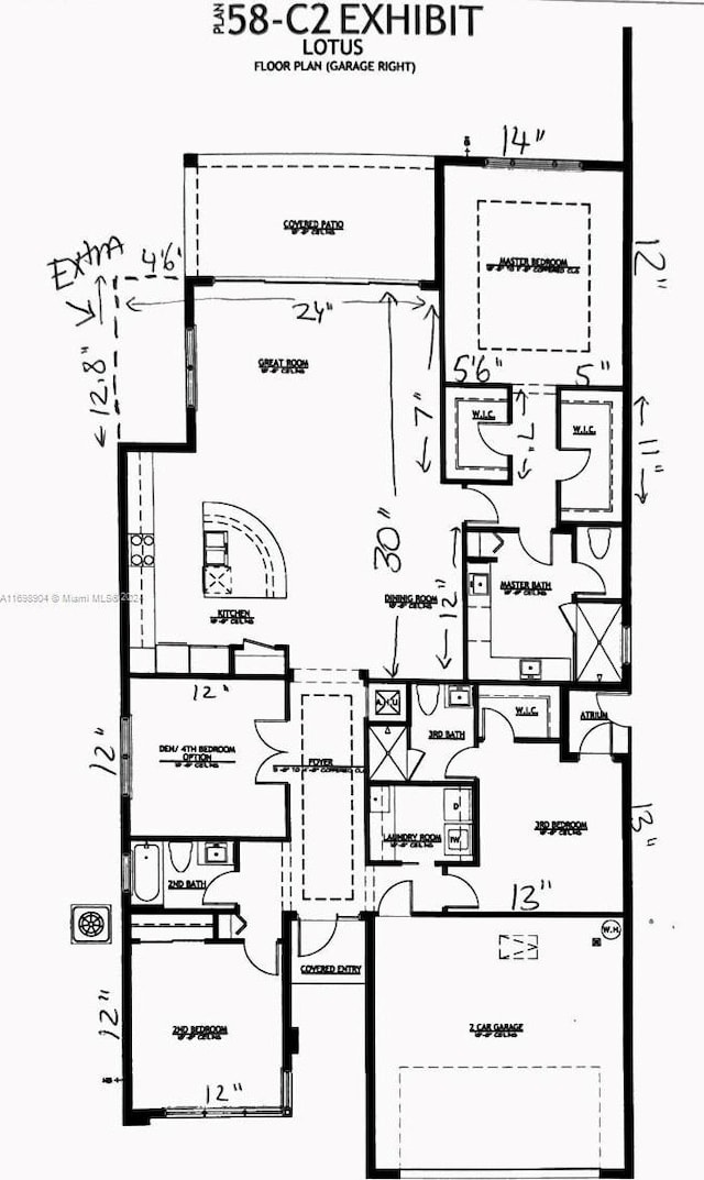8067 White Wave Ter, Boca Raton, FL 33496 - floor plan / room layout