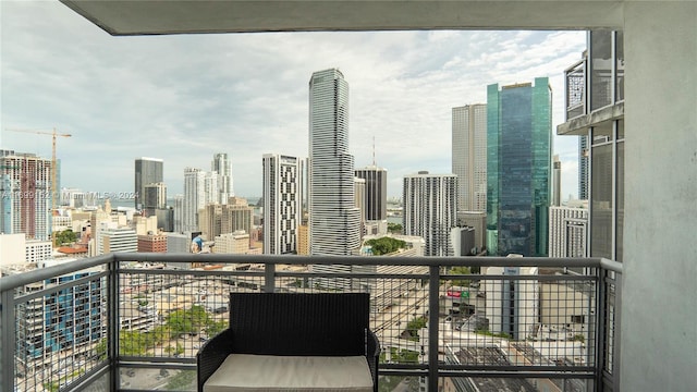 350 S Miami Ave Unit 2905, Miami, FL 33130 - balcony with a view of skyline