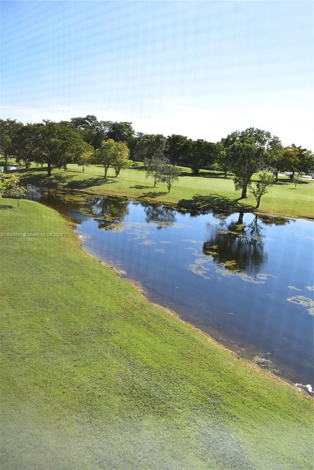 view of water feature