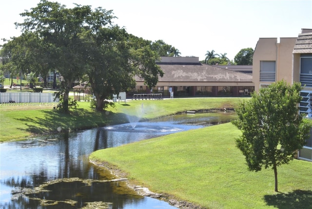 property view of water