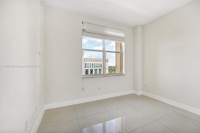 view of tiled empty room