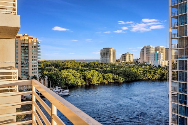 property view of water