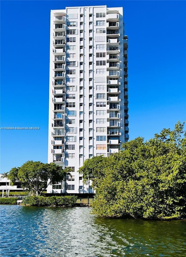 view of property featuring a water view