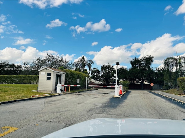 view of road