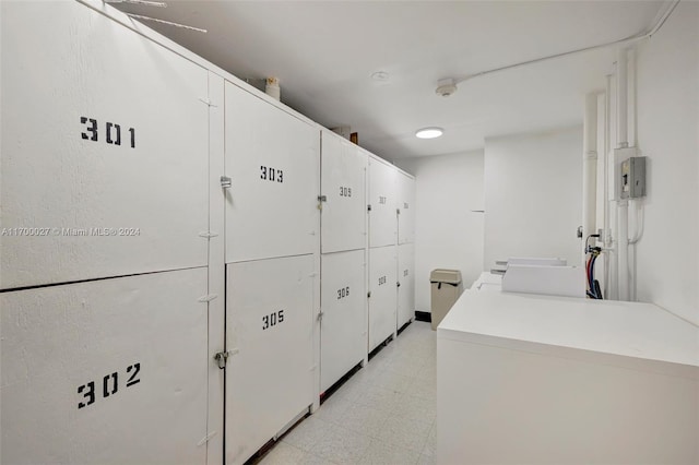 laundry room featuring washer / dryer