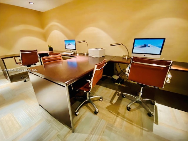 view of office space