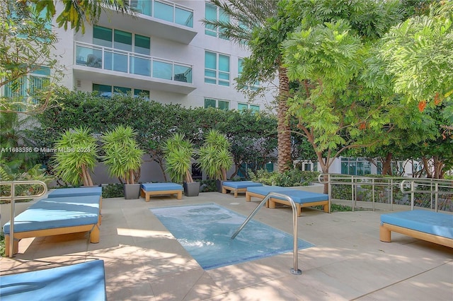 950 Brickell Bay Dr Unit 802, Miami, FL 33131 - view of pool featuring a patio area