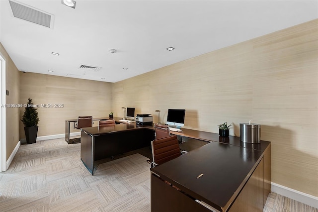 950 Brickell Bay Dr Unit 802, Miami, FL 33131 - office featuring baseboards and light colored carpet