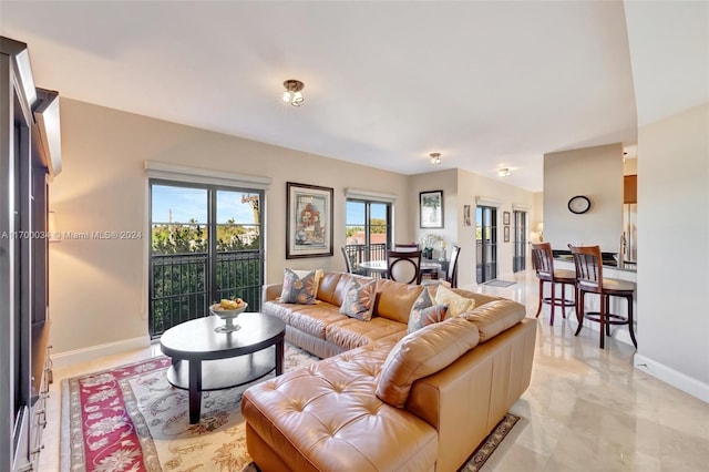 view of living room