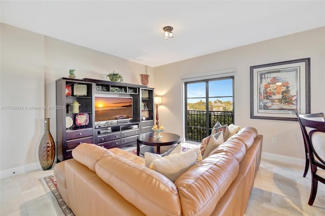 view of living room