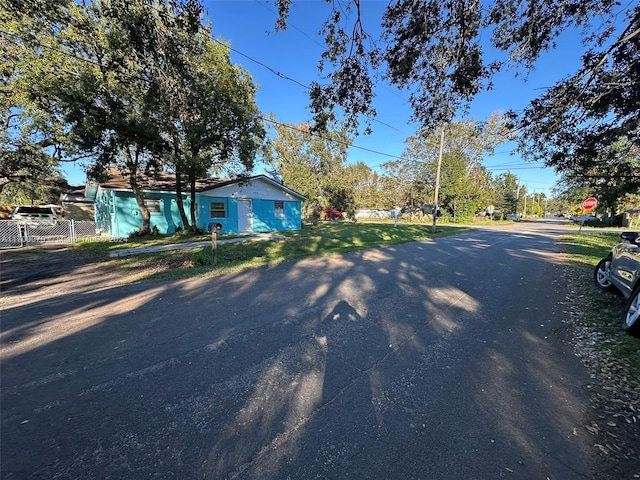 view of road