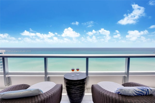 6799 Collins Ave Unit 1704, Miami Beach, FL 33141 - balcony with a water view
