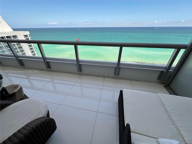 6799 Collins Ave Unit 1704, Miami Beach, FL 33141 - balcony featuring a water view