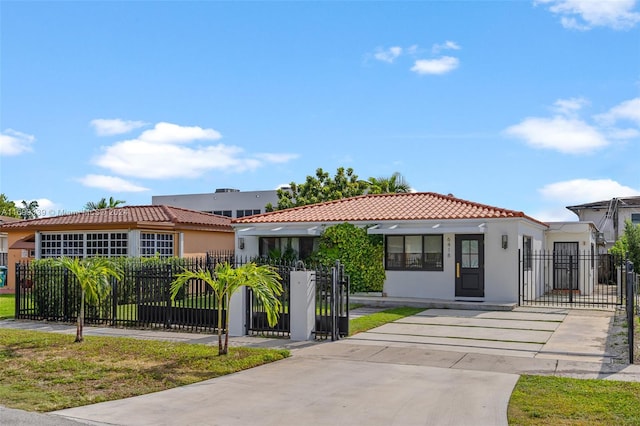 view of mediterranean / spanish house