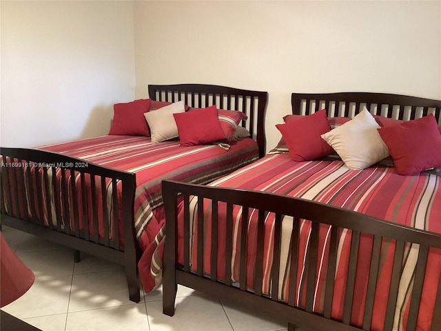 view of tiled bedroom