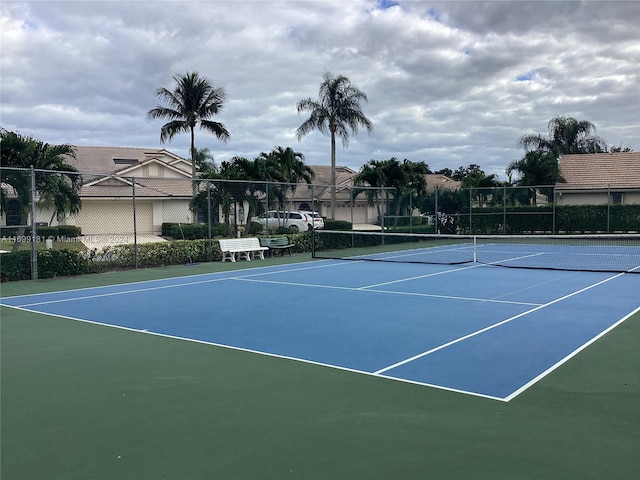 view of sport court with basketball court