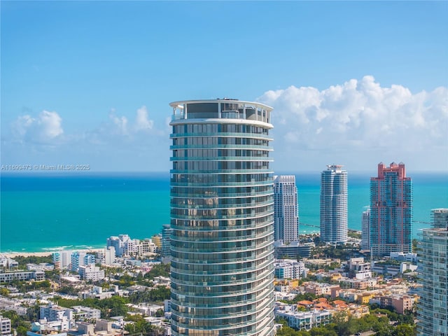500 Alton Unit 2405/06, Miami Beach, FL 33139 - exterior space featuring a water view