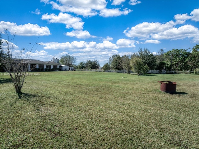 view of yard