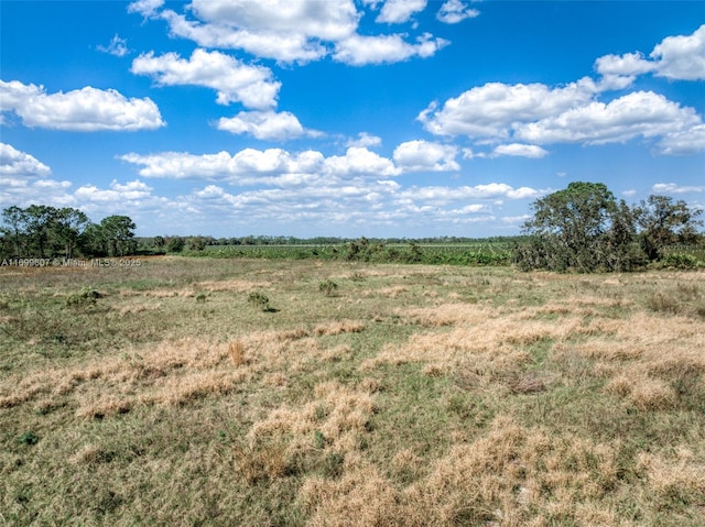 view of landscape with a rural view