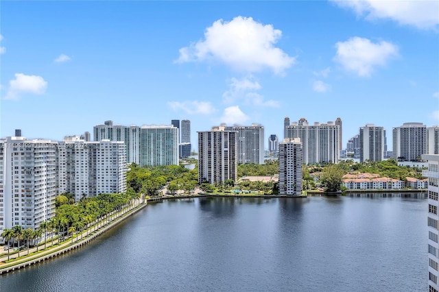 2750 NE 183rd St Unit 1210, Aventura, FL 33160 - water view featuring city skyline