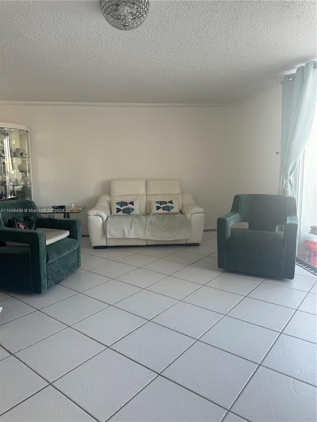 2750 NE 183rd St Unit 1210, Aventura, FL 33160 - living area with a textured ceiling, plenty of natural light, and light tile patterned flooring