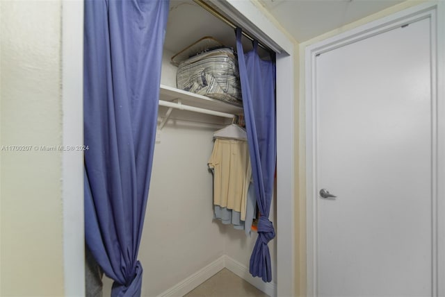 view of closet