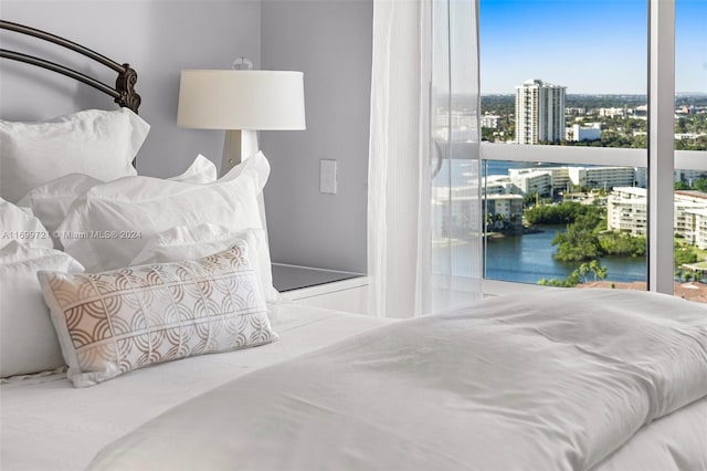 bedroom featuring multiple windows