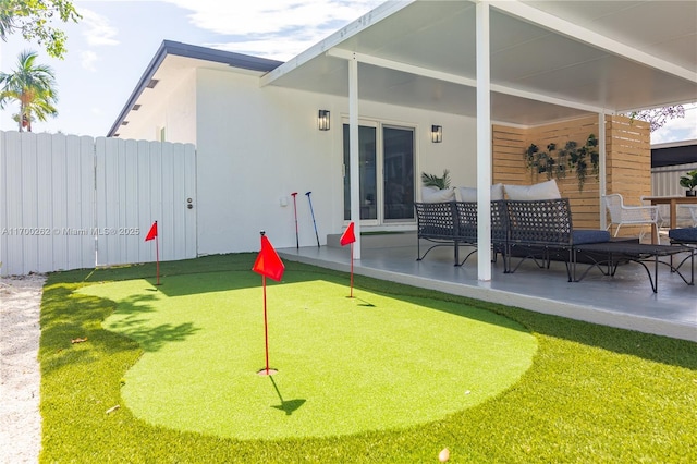 exterior space featuring a patio