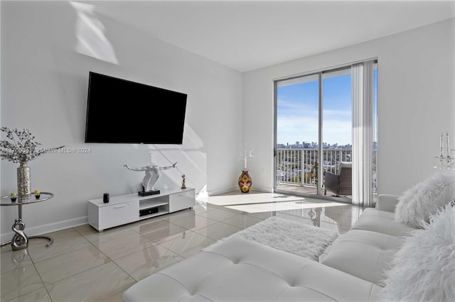 view of living room