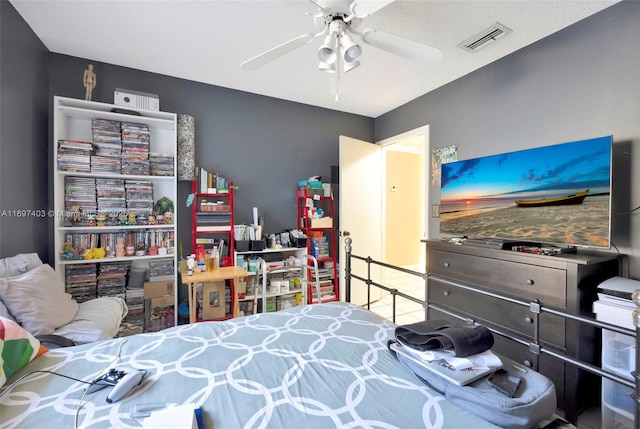 699 NW 134th Pl, Miami, FL 33182 - bedroom with visible vents and a ceiling fan