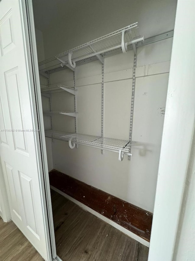 view of closet