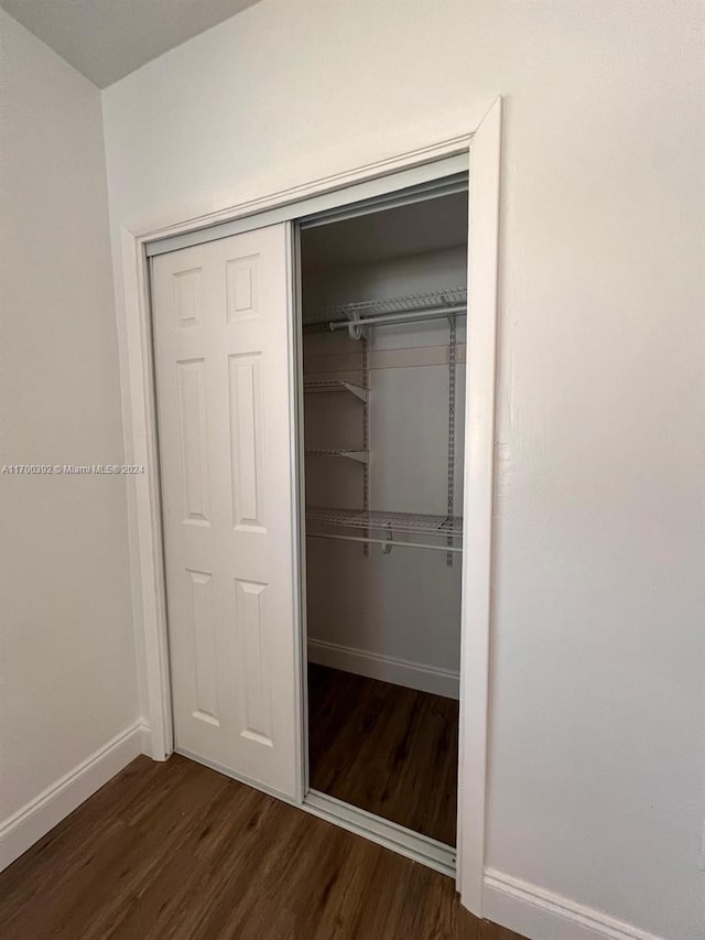 view of closet