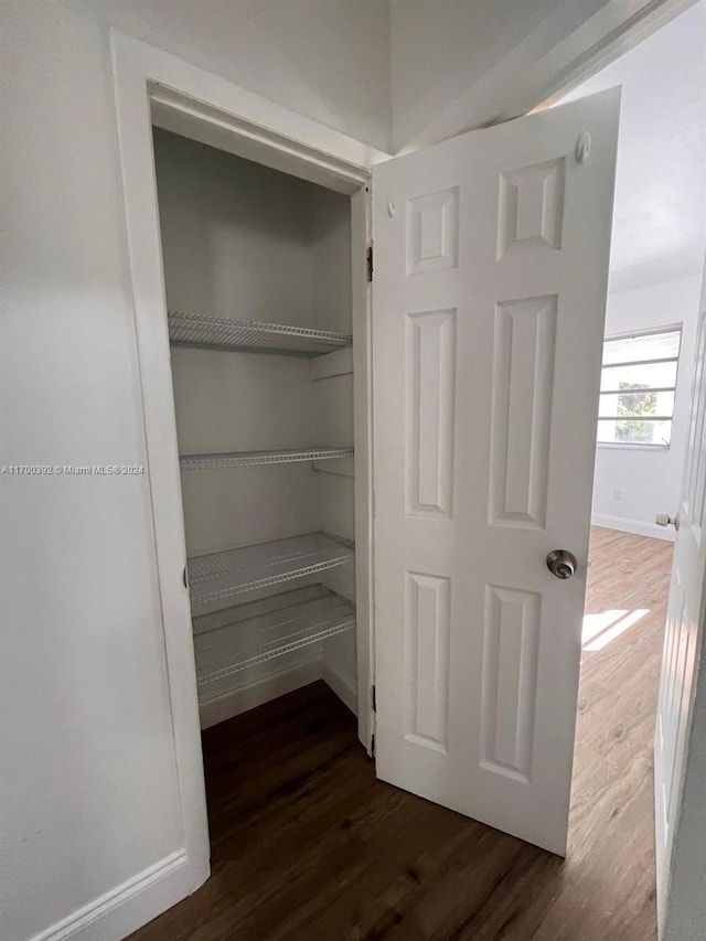 view of closet