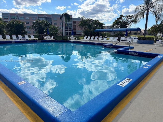 view of pool