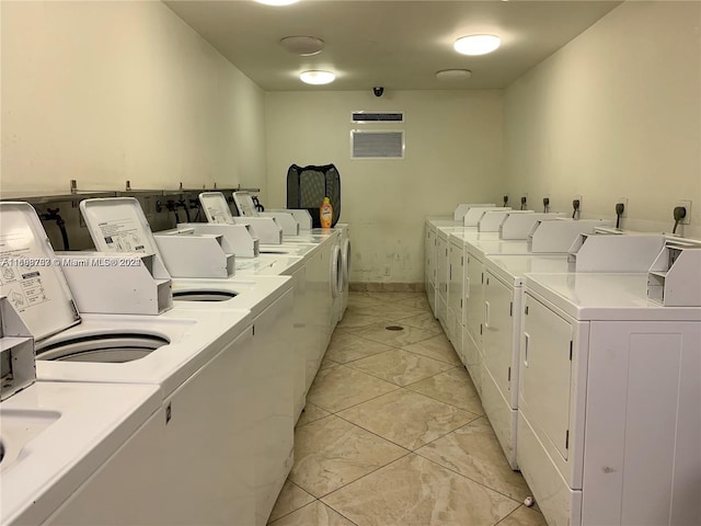 laundry area featuring washer and dryer