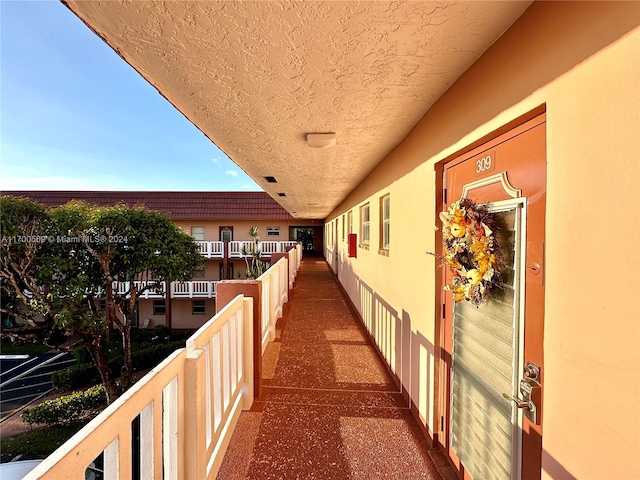 view of hallway