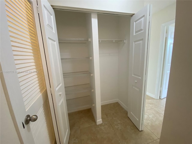 view of closet