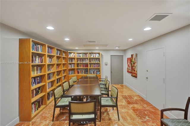 view of dining area