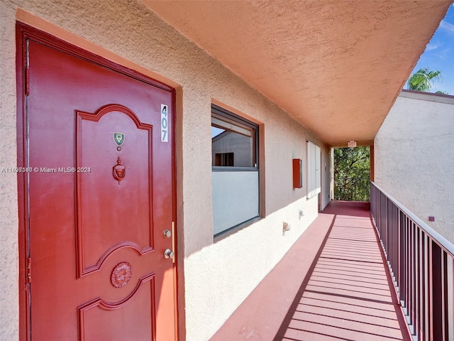 view of entrance to property