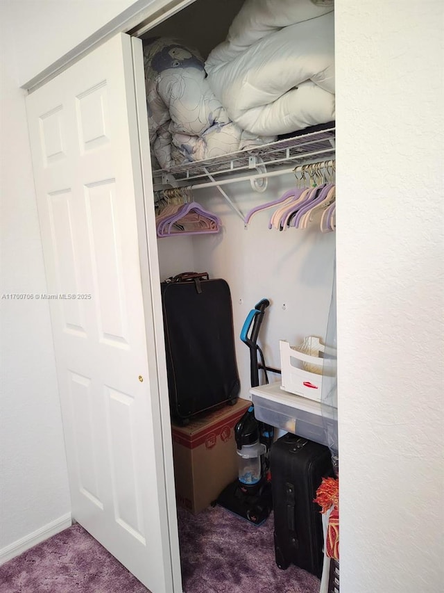 view of closet